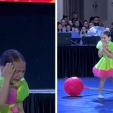 Жылап жүріп өнер көрсеткен астаналық бүлдіршін желіні жарды (ВИДЕО)