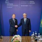 Тоқаев Жаһандық жасыл даму институтының төрағасы Пан Ги Мунмен кездесті
