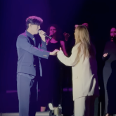 Музыкадағы тарихи сәт: Димаш пен Лара Фабиан бір сахнада «Adagio» әнін шырқады (ВИДЕО)