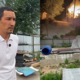 «Үйі сол күйі салынбады, ешкім көмектеспеді»: Блогер Шерзаттың әкесі Қаржаубаймен кездесті (ВИДЕО)