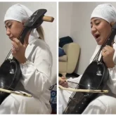 «Қойдың басын алып кел деді»: Қобызбен адам емдеп жүрген емші желіде қызу талқыға түсті (ВИДЕО)