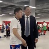 Геннадий Головкин әлем кубогіне қатысып жатқан қыз-жігіттерді қолдауға келді (ВИДЕО)