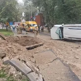 Алматыда жерасты газ құбыры жарылып, екі адам зардап шекті