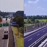 Италияда ұшақ тас жолға құлап, екі адам жанып кетті (ВИДЕО)