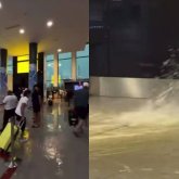 Астана әуежайының бірінші қабатын су басты (ВИДЕО)