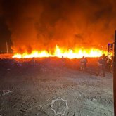 Астанада қоқыс полигоны өртеніп жатыр