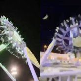 Аттракцион опырылып түсті: 23 адам зардап шекті (ВИДЕО)