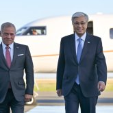 Иордания Королі II Абдалла бен әл-Хусейн Астанаға сапармен келді (ВИДЕО)