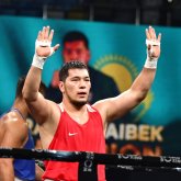 Айбек Оралбай атақты екі дүркін Олимпиада чемпионын жеңді