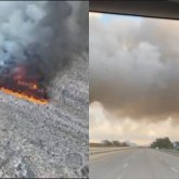 Алматы облысында қоқыс полигонында өрт шықты (ВИДЕО)