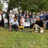 Мұхтар Мағауиннің қабіріне туған жердің топырағы мен жусаны қойылды (ВИДЕО)