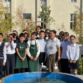 Гүлзардағы геометрия: Астанада оқушылар табиғатты математикамен үйлестірді (ФОТО)