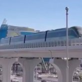 Астанада LRT-ның алғашқы пойызы тестілеуден өткізіліп жатыр