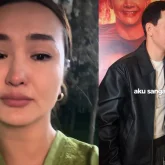 «Әлі-ақ үбірлі-шүбірлі боласыңдар»: 10 жас кіші жігітке тұрмысқа шыққан актриса жылап қалды (ВИДЕО)