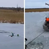 Шортандыда балық аулап отырған зейнеткер мұз астына түсіп, қаза тапты (ВИДЕО)