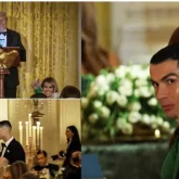 Криштиану Роналду Ақ Үйде Трамппен кездесті (ВИДЕО)