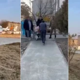 Жетісайдағы өрттен зардап шеккен науқас Шымкентке жеткізілді