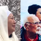 «Азаматым-ау... Асқар тауым құлады»: Асанәлі Әшімовтің жарының еңіреп жоқтау айтқан видеосы тарады