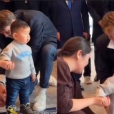 Александр Бублик тұсауын кескен балақай теннис добын таңдады (ВИДЕО)