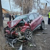 Алматы маңында екі көлік соғылып, 1 адам қаза тапты