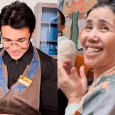 «Күлкісіне ештеңе жетпейді»: Нұрболат Абдуллин анасына ерекше тосын сый жасады (ВИДЕО)