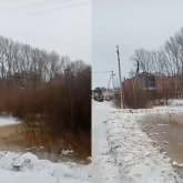 Зерендіде кәріз суы көлге айналды: Халық сасық иістен көз ашпай отыр