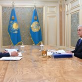 Тоқаев Орталық референдум комиссиясының төрағасы Нұрлан Әбдіровті қабылдады