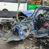 Алматыда жеңіл көлік жүк көлігімен соқтығысып, 20 жастағы жігіт жан тапсырды