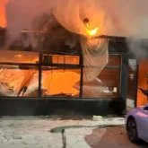 Щучинсктегі жарылыстың алғашқы кадрлары тарады (ВИДЕО)