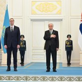 Ақордада Сербия Президенті Александр Вучичті қарсы алу рәсімі өтті
