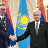 Мемлекет басшысы Сербия Президентін «Алтын қыран» орденімен марапаттады