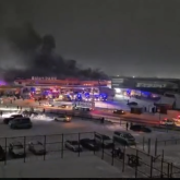 Шұғыл! Семейде балалар ойын-сауық орталығы өртеніп жатыр (ВИДЕО)