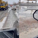 Семейде шұрық-тесік жолдан жүргізушілер зардап шегіп жатыр