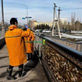 Астанада көктемгі жалпы тазалық жұмысы жүріп жатыр