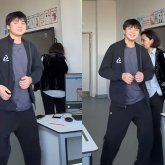 «Көңіл көтеріп жүр»: Қайрат Нұртастың ұлы мектепте ұстазымен билеп, желіні шулаты (ВИДЕО)