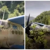 Алматы облысында Ан-2 ұшағы апатты жағдайда қонды (ВИДЕО)