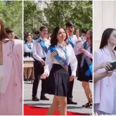 «Зейінің ашық болсын!»: Қайрат Нұртас қызының мектеп бітіру кешіне барды (ВИДЕО)