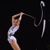 Қазақ қызы көркем гимнастикадан Азия чемпионатында 3 медаль жеңіп алды