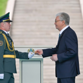 Тоқав әскери оқу орындарының үздік түлектеріне аға лейтенант шенін тапсырды