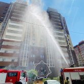 Астанада 13 қабатты тұрғын үй өртенді