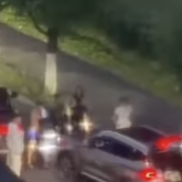 Петропавлда жолға таласқан жүргізушілер жаппай төбелес шығарды (ВИДЕО)