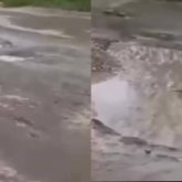 Көкшетауда жолдың сиқы қашып, автобустар қатынаудан бас тартты