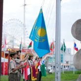 2026 жылғы Азия ойындарында Қазақстанның туы көтерілді