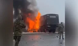 Өртеніп кетті: Қызылордада жол апатынан 20 жастағы жігіт көз жұмды