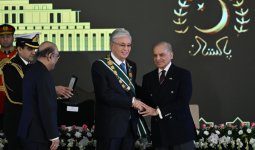 Тоқаевқа Пәкістанның ең жоғары мемлекеттік наградасы — Nishan-e-Pakistan ордені табысталды (ВИДЕО)