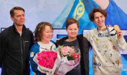 «Чемпионға құрмет»: Михаил Шайдоров Алматыға оралды (ВИДЕО)