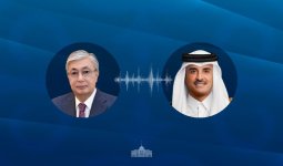 Президент Қатар Мемлекетінің Әмірімен сөйлесті