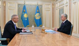 Тоқаев Жетісу облысының әкімі Бейбіт Исабаевты қабылдады