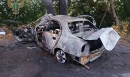 Жеңіл көлік ағашқа соғылып, алты адам тірідей жанып кетті (ФОТО)