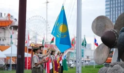 2026 жылғы Азия ойындарында Қазақстанның туы көтерілді